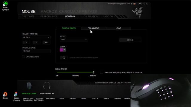 How To Configure RAZER Chroma Gaming Mouse Using Razer Synapse