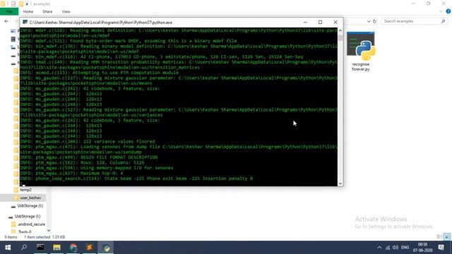 Speech Recognition using PocketSphinx (CMU Sphinx) on Windows 10 Python3 смотреть онлайн
