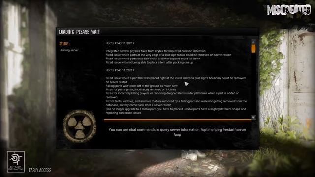 Miscreated connecting to server issue смотреть онлайн