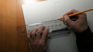 Начертательная геометрия. 9 урок. Позиционные задачи. Построение натуральной высоты пирамиды