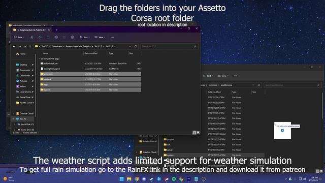 Assetto Corsa Max Graphics | CSP + Video Settings + SOL | #assettocorsa