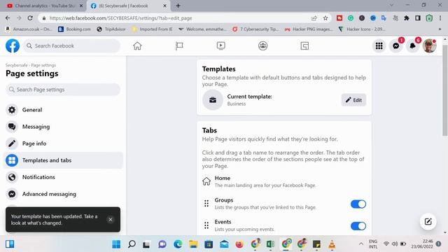 How To Change a Personal Facebook Page to a Business Page on PC 2022 смотреть онлайн