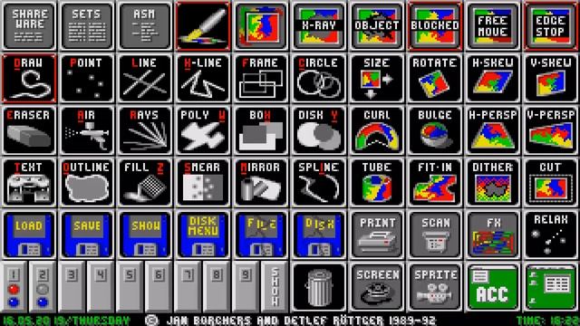 ATARI ST Crack Art Borchers Jan Ruttger Detlef PAINT DRAW UT смотреть онлайн