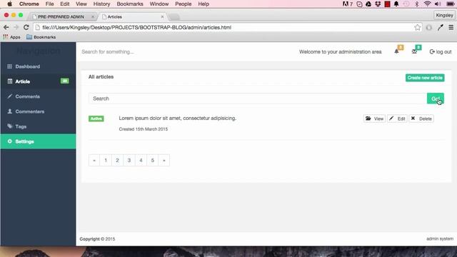 Bootstrap 3 Tutorials [COMPLETE] - Building a blog admin video tut for beginners # 15 смотреть онлайн
