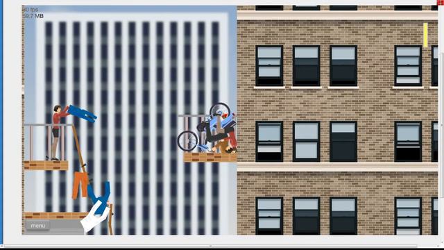 Играем в Happy Wheels - Balcony Terror смотреть онлайн