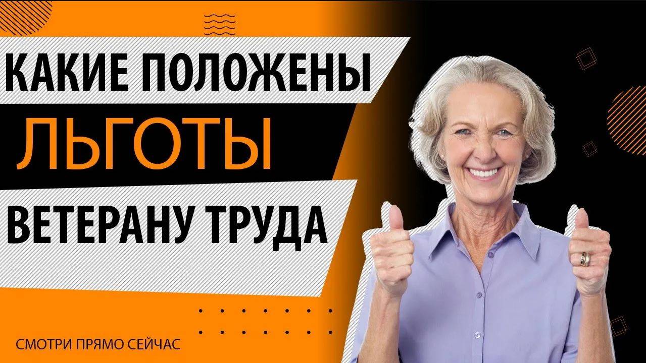 Какие льготы предоставляются ветеранам труда в России? смотреть онлайн