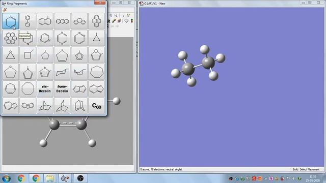 How to Draw the structure in Gaussian 09 software смотреть онлайн