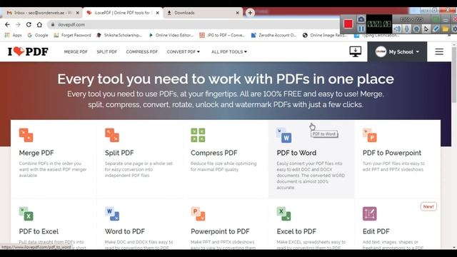 pdf to excel : How to Convert Pdf to spreadsheet | pdf ko excel me convert kaise karen | i love pdf смотреть онлайн