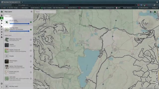 GAIA | Motor Vehicle Use Maps (MVUM) смотреть онлайн