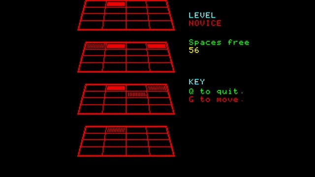 Oric Atmos  - 3D Noughts And Crosses (1984) IJK Software