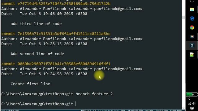 Ветвление и слияние в GIT смотреть онлайн