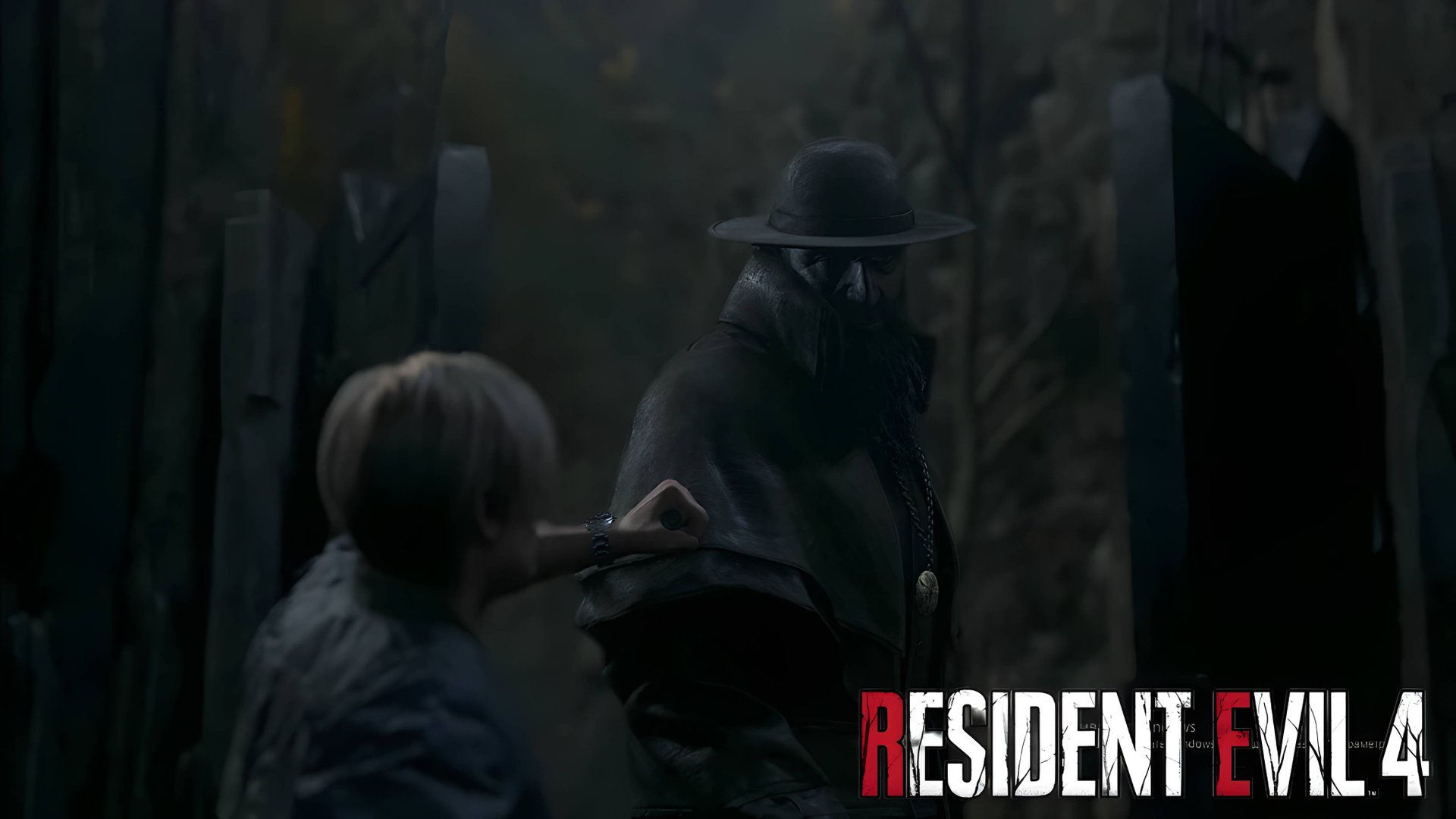 Пытаюсь убежать от старосты деревни в РЕ4 Ремейк смотреть онлайн