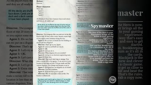 #Spymaster the #RPG смотреть онлайн