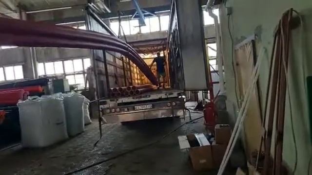 Погрузка пластиковых труб с Орехово-Зуево смотреть онлайн