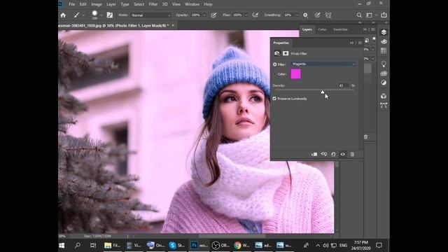 PhotoShop Adjustment Photo Filter Part 8 смотреть онлайн