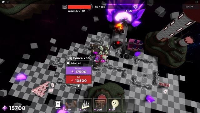 Beating Chaos Kingdom HARD SOLO with Stella and Hotdog Frank | Tower Heroes | ROBLOX смотреть онлайн