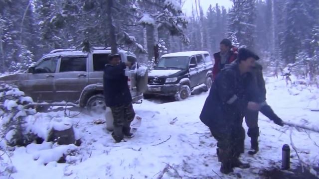 Таежная рыбалка Экстремальная езда ПАТРИОТ УАЗ экстрим ХАММЕР вязнет   Уаз 46