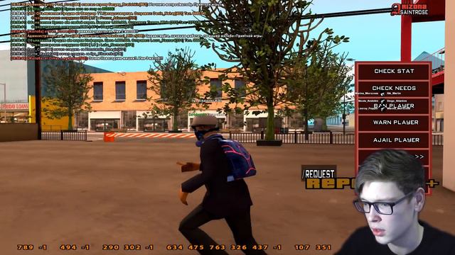 ПОХОРОНИЛ ИГРОКА СНИМАЮТ С АДМИНКИ В GTA SAMP! смотреть онлайн