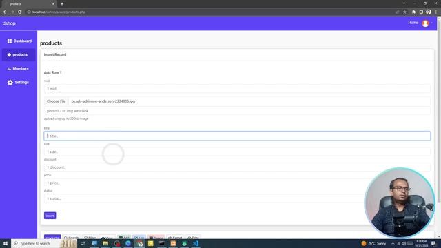 Add First single product in products database table from admin dashboard смотреть онлайн