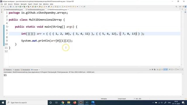 Java Tutorial For Beginners | 3D Array In Java Programming | Arrays For Beginners | SimpliCode