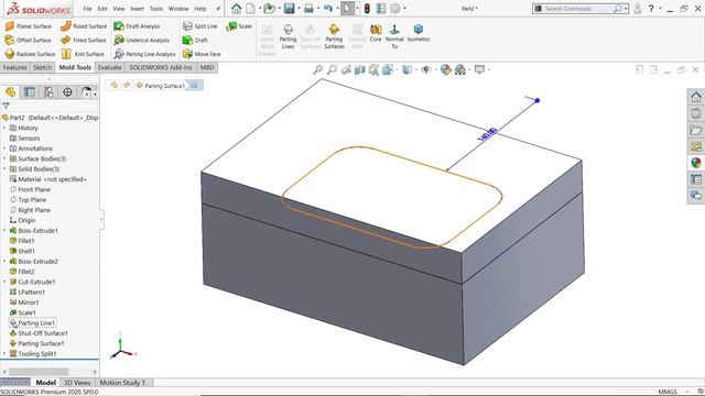 SolidWorks Mold Design | SolidWork Basket mold Tutorial смотреть онлайн