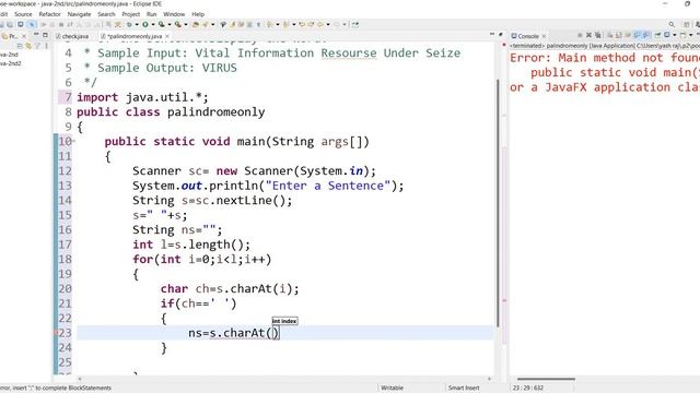 A Java Program To Enter A Sentence and Display The First Letter Of Each Word In A Sentence. String смотреть онлайн