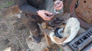 Трактор т40 ? замена кольца и полу кольца на каленвале