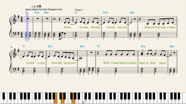 Lewis Capaldi — Fade (Piano Sheet Music) смотреть онлайн