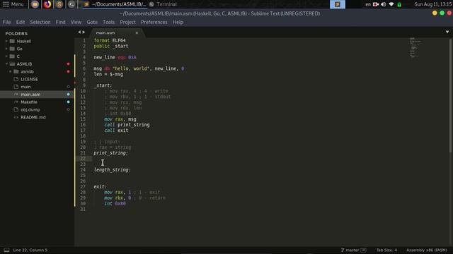// Язык Ассемблера #1 [FASM, Linux, x86-64] // смотреть онлайн