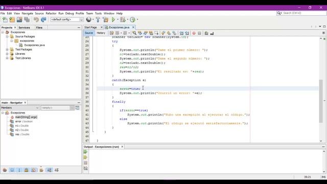 11. Manejo de EXCEPCIONES en JAVA 【 TRY CATCH FINALLY 】 смотреть онлайн