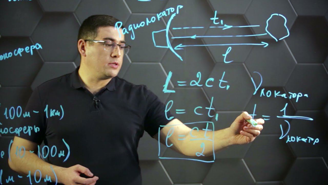 Распространение радиоволн. Радиолокация. 11 класс. смотреть онлайн
