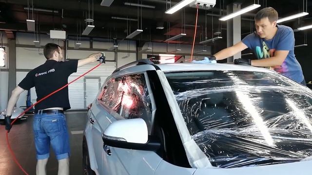 Жидкая керамика для авто в Ceramic Pro Тюмень смотреть онлайн