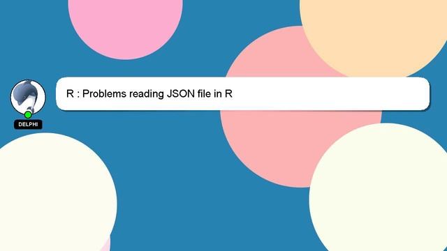 R : Problems reading JSON file in R смотреть онлайн