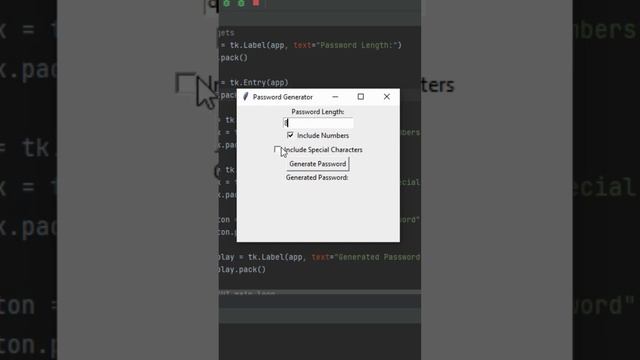 Random password generator (Python) #coding #programming #code #python #pythonprogramming смотреть онлайн
