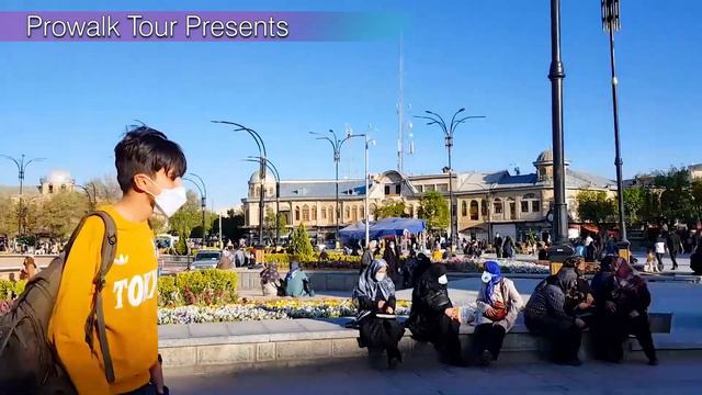 Walking Around Main Square of historical places of Iran | Hamdan city смотреть онлайн
