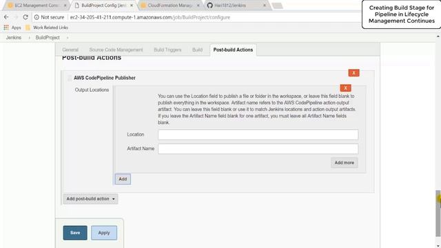 Creating Build Stage for Pipeline in Lifecycle Management Continues смотреть онлайн