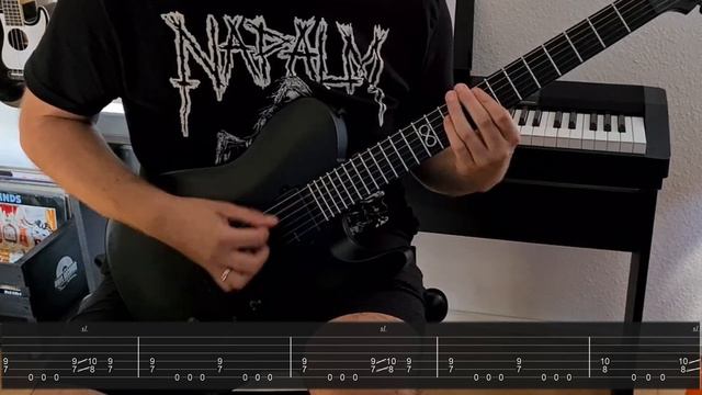 Sepultura - Subtraction (Rhythm Guitar Cover + Screentabs)
