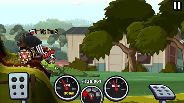 Experiment with TRACTOR #2 will be able to raise OBSTACLES - CARS Hill Climb Racing 2 смотреть онлайн