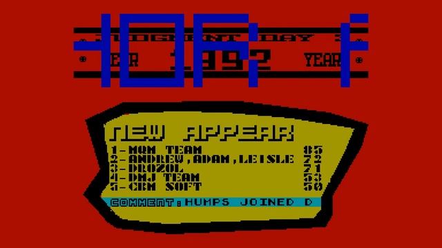 Judgment Day 3 - Ethanol Soft Inc./The Interceptors [#zx spectrum AY Music Demo] смотреть онлайн