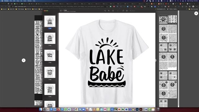 Typography T Shirt Design In Illustrator - Create SVG Cut File Designs