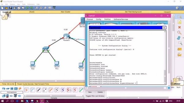Cisco Базовая настройка маршрутизатора