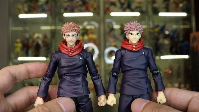FIGMA VS SH FIGUARTS Yuji Itadori Jujutsu Kaisen Comparación