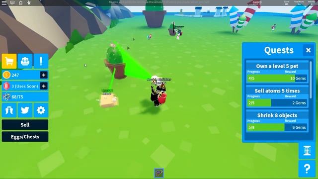 СИМУЛЯТОР ЛАЗЕРА-УМЕНЬШИТЕЛЯ! ПОЛУЧИЛ САМОГО СИЛЬНОГО ПИТОМЦА НА СТАРТЕ! Roblox simulator смотреть онлайн