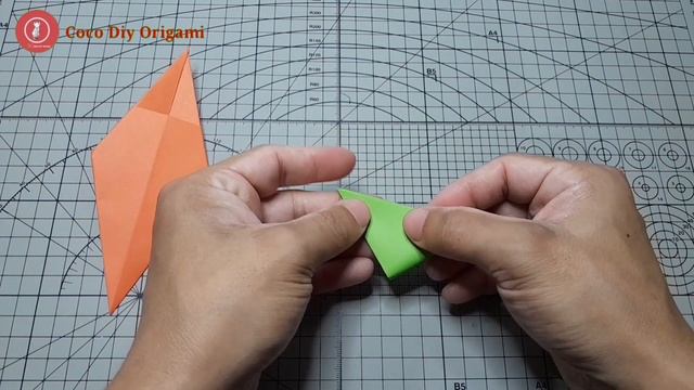 Origami Carrot | Easy Origami Carrot Tutorial | Origami Wortel смотреть онлайн