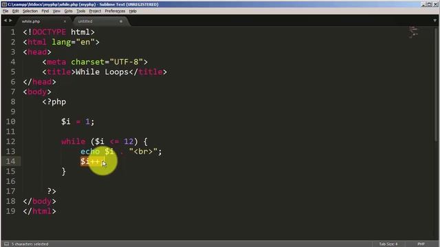 While Loops - PHP with MySQL Tutorial in Sinhala - Part 15 смотреть онлайн