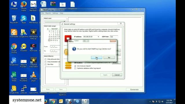 MikroTik WebProxy Log Analyzer Configuration