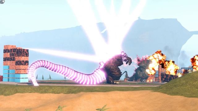 Shin Godzilla Vs Godzilla 2000 - Roblox Kaiju Universe смотреть онлайн
