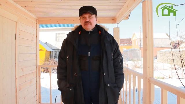 Строительство брусовой бани 5х6 в короткие сроки ||| СК Дачник смотреть онлайн