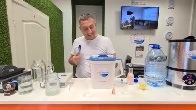 Как из кислотной воды после обратного осмоса приготовить полезную ионизированую щелочную воду? смотреть онлайн