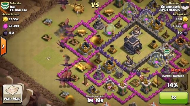 Clash of Clans- TH7/TH8 CHAMPION! смотреть онлайн